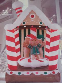   Animated Rotating GingerBread House Christmas Airblown Inflatable