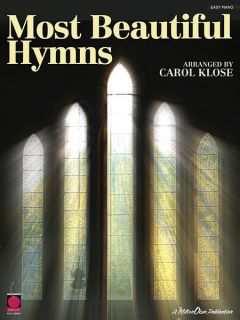   Beautiful Hymns Easy Piano Vocal Sheet Music Christian Songs Book NEW