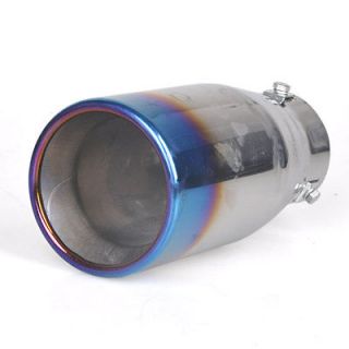   Blue Auto Exhaust Pipe Extension exhaust tip Stainless Steel HLS 97017