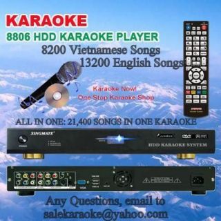 VIETNAMESE & ENGLISH HDD PRO KARAOKE SYSTEM 8806 3TB HDD 21K Songs