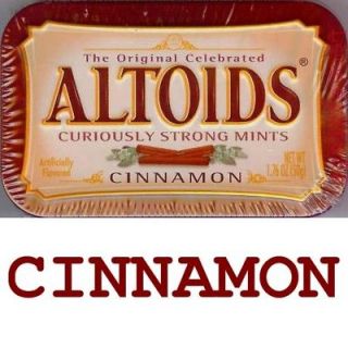 ALTOIDS STRONG MINTS   CINNAMON   12 1.76oz (50g) Tins