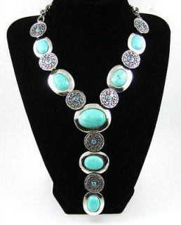 chunky turquoise necklace in Fashion Jewelry