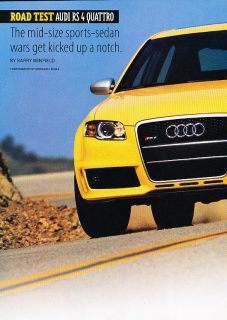 2006 Audi RS 4 Quattro   Road Test   Classic Article D62