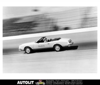 1983 Buick Riviera Conv Indy 500 Pace Car Factory Photo