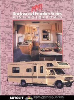 1991 Rockwood Frontier Series Mini Motorhome Brochure
