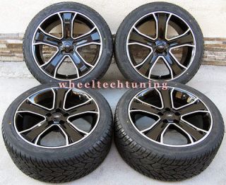 20 RANGE ROVER WHEEL & TIRE PACKAGE SPORT HSE STORMER BLACK WITH 