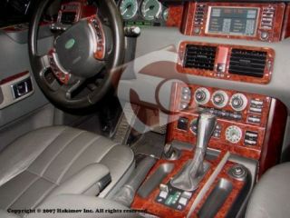 Land Rover Range Rover 96 02 Wood Chrome Dash Trim Kit (Fits Range 