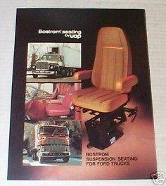 1979 Bostrom Seating by UOP for Ford Trucks Booklet