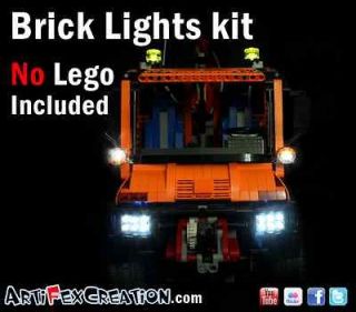 BRICK LIGHT KIT for Mercedes Benz Unimog U 400 Lego Technic 8110 9395 