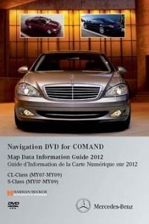 MERCEDES BENZ NAVIGATION UPDATE DVD 2012 NTG3 V11.0
