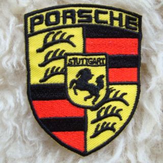 1PC. PORSCHE EMBROIDERED IRON ON PATCH SHIRT SHORTS PANT HAT RACING 