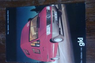 Mercedes Benz Sprinter GKL Camper Van brochure