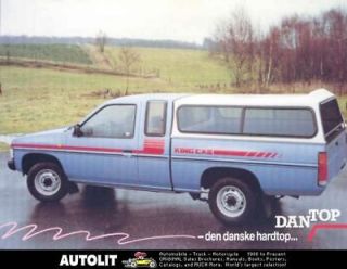 1992 Nissan Pickup King Cab 2300 Truck Brochure Denmark