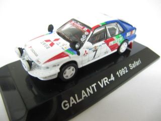 New Japan Mitsubishi Galant VR 4 1992 Safari 164 Rally Model Car 