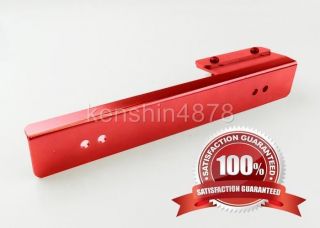 Front License Plate Bracket Holders Red Mount Relocator Tag For Front 