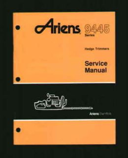 Ariens 9445 HT 200 260 Hedge Trimmer Service Manual EXC