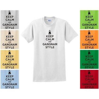 Keep Calm and Gangnam Style T Shirt PSY kpop Oppa Oppan Korean Dance 
