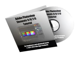 Adobe Photoshop Elements 9/8/7/6/5 Video TUTORIAL