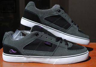 Adio Riviera Skate Shoes Mens Size 14 New in Box Charcoal/Black/Purple