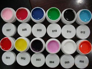   Pure UV Gel Builder Nail Art Polish Kit False Tip Acrylic Set brp
