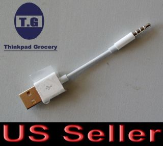   Original 3.5 USB Data Sync Cord Charger iPod Shuffle 3rd 4th 5th Gen