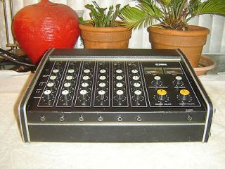   100, 6 Channel Mixer, Power Amp, with Spring Reverb & Eq, Vintage Unit