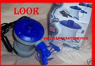 12v BESTWAY INFLATOR AIR PUMP WITH CAR PLUG AIRBEDS DINGHYS TOYS LILO 