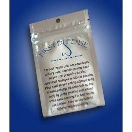 First Defense Nasal Screens 2 Pack  14 day supply Nose Filters 