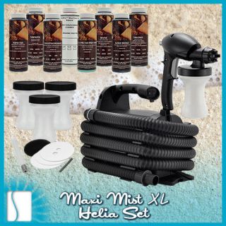   Helia Air Brush Spray Tan Tanning Gun HVLP Maxi Mist Machine Airbrush