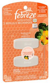 Febreze, 4 Count, Hawaiian Aloha, Set & Refresh Refill