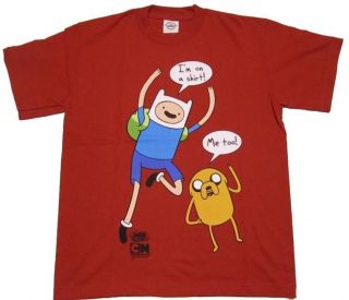 Adventure Time With Finn & Jake Im On a Shirt Licensed Youth Kids T 