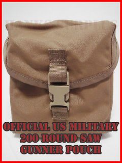   MOLLE II 200 Round SAW Gunner MAG Ammo Utility Pouch Brown SDS New