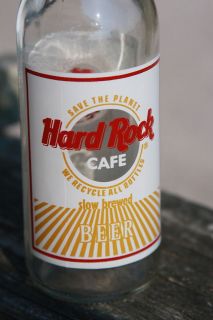 Empty Hard Rock Cafe ACL 3 COLOR Soda Beer Bottle Not Old