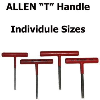 ALLEN Brand T Handle Allen Wrenches Aircraft Aviation Jig Builder 
