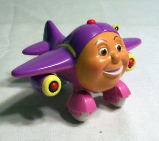 Jay Jay the Jet Plane   Tracy   PVC Rolling Airplane Toy Cake Topper 