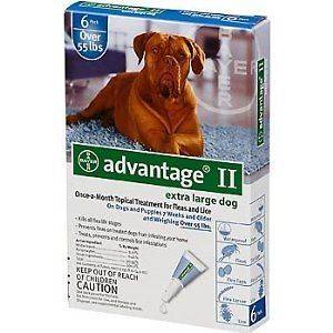 Advantage® II extra large Dog 6 Month Flea Control over 55lb