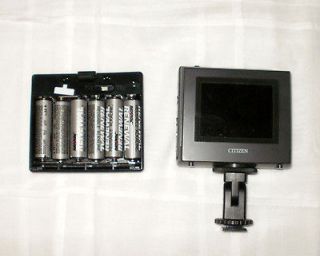 CITIZEN M329 1A LCD Monitor w/ Battery box & Rechargable Batteries
