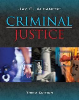 Criminal Justice by Jay S. Albanese 2004, Hardcover, Revised