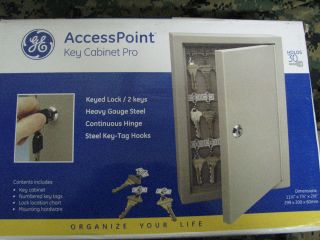  Key Cabinet Pro KEYED LOCK steel holds 30 keys access point