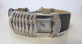 CHARRIOL 18K White Gold Diamond Mother Of Pearl LA JOLLA Watch Retail 
