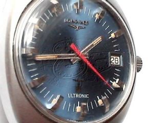 VINTAGE LONGINES ULTRONIC MENS WATCH DATE NOS SWISS