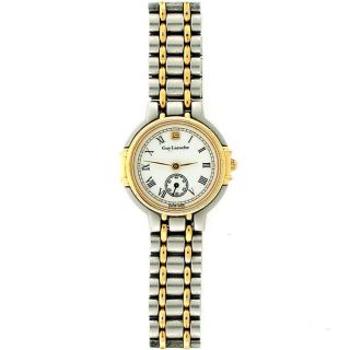 Guy Laroche 2Tone w/ Independent Sub Dial Ladies Watch