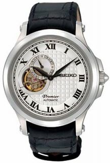 Seiko Mens SSA027 Premier Automatic 24 Jewels White Dial Watch