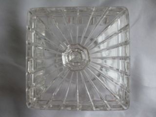 clear glass candy dish in Glassware