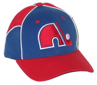 QUEBEC NORDIQUES NHL HOCKEY CUT UP FLEX FIT FITTED HAT/CAP XL NEW