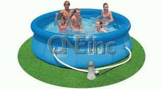 Intex 10 x 30 Easy Set Above Ground Swimming Pool with Filter Pump 
