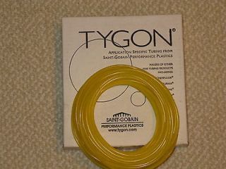 50 Ft TYGON Clear Yellow Fuel Line ID 3/32 OD 3/16