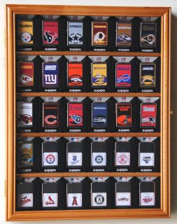 25 Zippo Lighter Display Cases Wall Holder Rack Cabinet