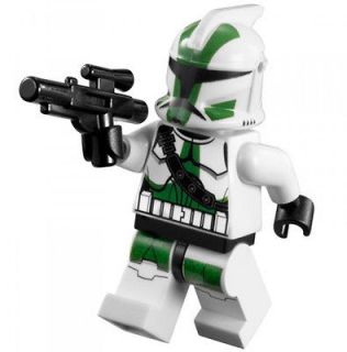 NEW LEGO STAR WARS CLONE COMMANDER GREE MINIFIG green trooper figure 
