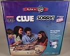 Hasbro Family Game Night CLUE, SORRY, MONOPOLY DEAL, SCRABBLE SLAM 